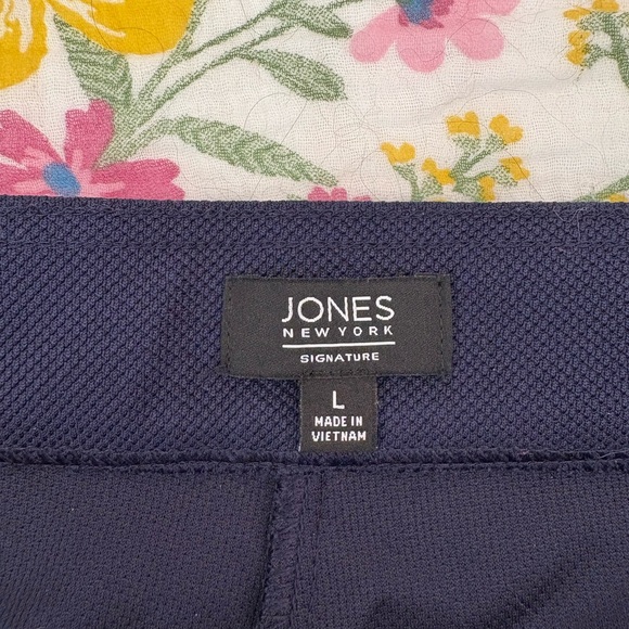 Jones New York Navy Blue Straight Leg Pants - Picture 4 of 5